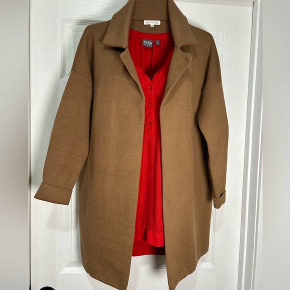 LITTLE LIES Jackets & Blazers - LITTLE LIES BRAND Brown Trench cardigan for Women